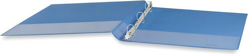 Universal UNV20723 11 in. x 8.5 in. 1.5 in. Capacity 3 Rings Slant D-Ring View Binder - Light Blue