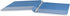Universal UNV20723 11 in. x 8.5 in. 1.5 in. Capacity 3 Rings Slant D-Ring View Binder - Light Blue