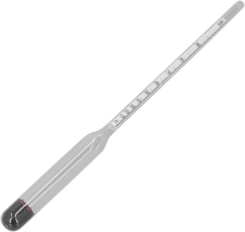 Cloimei 10Pcs Hydrometer Wine Tester Beer Meter Glass Hydrometer Kit Measuring Tool for Home Brewing Wine Making