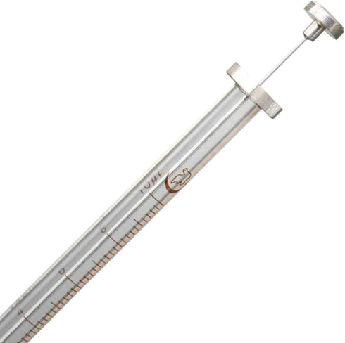 50l (50u) Glass Micro Syringe Microliter Trace Injector With Flat Needle Tip Lab Glassware
