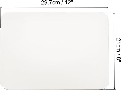 PATIKIL Small Dry Erase Board, 12" x 8" Double Sided White Board Mini Lap Board for Writing Practice Learning