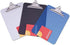 Universal UNV40306 1.25 in. Clip Capacity Plastic Clipboard, 8.5 in. x 11 in., Translucent Black