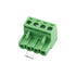 LuoQiuFa10 4-Pin 5.08mm Pitch Male Female PCB Screw Terminal Block Set