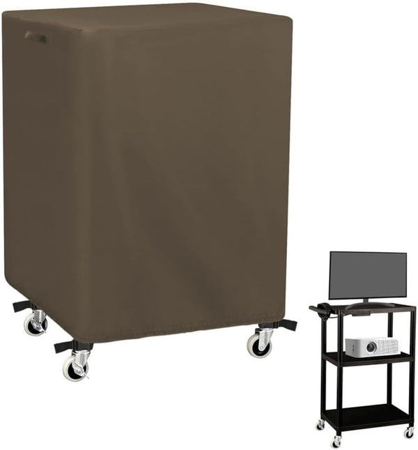 CNANRNANC for MEDIA Cart Cover 420D Oxford Waterproof Dustproof AV Equipment Protective Cover