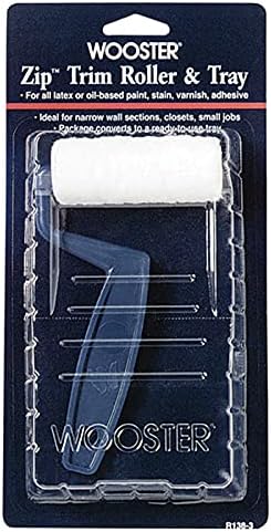 Wooster 912-00R1380030 Zip Trim Roller & Tray - 3-Inch, 3/16" NAP
