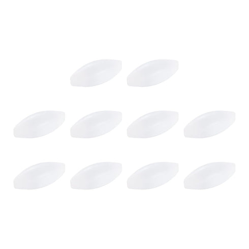 MECCANIXITY 10Pcs Olive Shape Magnetic Stirrer Mixer Stir Bar Rod 25mm(1") x10mm PTFE Coating for Laboratory