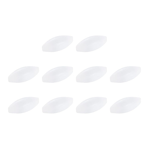 MECCANIXITY 10Pcs Olive Shape Magnetic Stirrer Mixer Stir Bar Rod 25mm(1") x10mm PTFE Coating for Laboratory