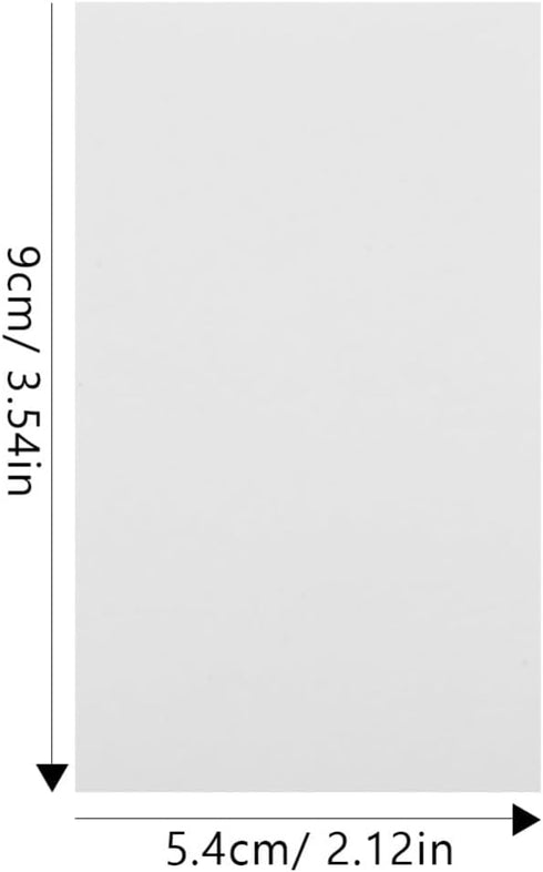 5sets 200pcs*5 DOITOOL Blank White Note Cards Index Cards White Blank Flashcards Memo Scratch Paper Study Memo