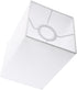 E27 Bulb Luxshiny Square Lamp Shade for Table Lamp and Pendant Light with Compatibility Fabric and Iron Construction