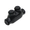 2-14 AWG Insulated Inline Splice Connector - Black Wire Connectors with Pre-Loaded Oxide Inhibitors (1pcs)