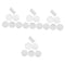 SOLUSTRE 4sets Optical Lens Physics Teaching Kit Convex and Concave Lenses for