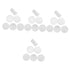 SOLUSTRE 4sets Optical Lens Physics Teaching Kit Convex and Concave Lenses for