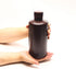 Othmro 2Pcs 33.8oz Plastic Containers - 1000ml Small Mouth Liquid Solid Storage Bottles, Brown