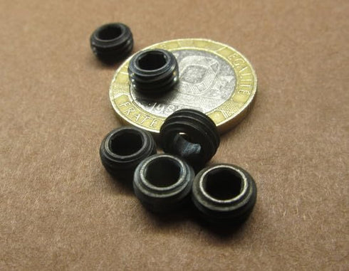 Generic Set 5/16"-24 .156" 25 Black Oxide Alloy Steel Hollow Lock Jam Screws x Length pcs