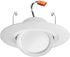 5"/6" Inch 5"/6" 5-in-1 700 Juno Adjustable LED Recessed Lighting, RetroBasics Series Adjustable Gimbal LED Downlight