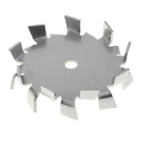 304 Stainless Steel Dispersing Disc, 30-500mm Dispersion Impeller Blade Paddle with 8mm Shaft Hole, Dia 150mm
