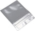 FERENLI 100 Pcs Mylar Zipper Lock Food Storage Bag, Matte Aluminum Foil Airtight Bag with Front Window (8.5x13cm, Black)