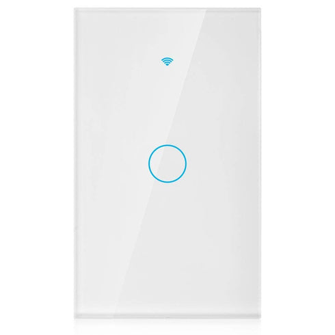 Remote Switch with Highly Sensitive Touch Keys, Suitable for Google, 1-Way AC (White)