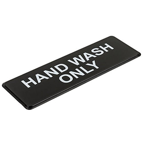 Hand Wash Only Sign
