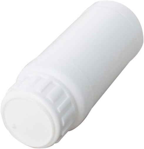 Bettomshin 10 Pcs 100ml PE Plastic Wide Mouth Lab Reagent Bottle for Liquid/Solid Sample Storage, White