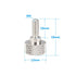 CAMVATE M4 Thumb Screw - Button Head Cap Screw Brass Nickel (2 Pieces) - 1988