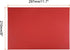 Dry Erase Magnetic Sheet Magnetic Board -11.7 Inch x 8 Inch/Red/5 Pack by Rebower