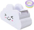 Cloud Shape Office Tape Dispenser, Desktop Cutter with Rainbow Tape Roll for Masking Washi Tape, Home Office Supplies