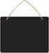 Wooden Double Sided Hanging Chalkboard Signs, Vintage Erasable Message Board Sign with Hanging String for Wedding