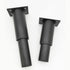 ZongSy 4.72 inch 1000kg 4-Piece Heavy-Duty Hairpin Furniture Leg, Adjustable Height, Suitable for TV Stand, Table Leg