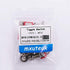 mxuteuk 6pcs Momentary Mini Toggle Switch 3 Terminal 3 Position SPDT (ON)/Off/(ON) for Car Dash 5A 125V