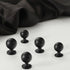 SANCHAKOU 2Pcs Dresser Drawer Pulls Brass Bedside Table Wardrobe Handle Round Ball Single Hole Cabinet Door Handle
