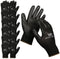 Ultra-Thin PU Safety WORK GLOVES 12 Pairs, Large, WG002 Black/Black