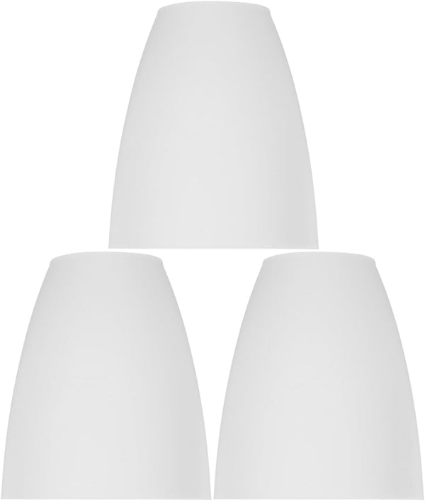 Desk Lamp Shade White Plastic Flat Head Lampshade 3pcs Floor Dome Lamp