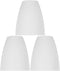 Desk Lamp Shade White Plastic Flat Head Lampshade 3pcs Floor Dome Lamp