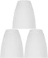 Desk Lamp Shade White Plastic Flat Head Lampshade 3pcs Floor Dome Lamp