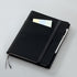 KOKUYO Systemic Cover Notebook, A5, B 6mm Ruled, 28 Lines, 50 Sheets, Twin Ring Edge, Black