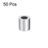 uxcell Aluminum Wire Rope Stop Sleeve Round Cable Ferrule Loop, Pack of 50 for 5/32" Wire Rope