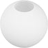 NOLITOY Frosted Glass Globe Lamp Shade 80mm round 30mm Opening Replacement for