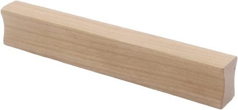 4PCS Closet 96mm/3.8''Hole Wooden Pull Handle, Solid Wood Dresser Wardrobe Door Pull,Cupboard Cabinet Bedside Table