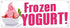 Frozen 13 oz Grommets Yogurt Banner | Non-Fabric | Heavy-Duty Vinyl Single-Sided with Metal