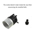 HAHIYO E26 Lamp Socket Bulb Holder Fixture Screw in Mount Light Socket Easy Wire Tighten Down, 2 Pieces