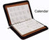 SAYEEC A5 Multifunctional Zippered Notebook, Portable Travel Portfolio, Inner Pocket Business 6-Ring Binder Meeting