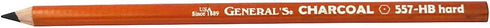 General 11000734 Charcoal Pencils, Black, HB12 Pieces by GENERAL'S