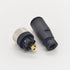 2Pcs M12 5 Pin Female Circular Connector, IP67 Waterproof A Code Industrial Connector for PG7 Cable 125V 4A AC/DC