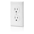 Leviton T5320-WMP 15 Amp 125V Tamper Resistant Duplex Receptacle, White, 10 Count