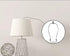 HanWenHone Holder10 Inch -2 SetDetachable 2 Lamp Shade Harp Lamp Harp Kit Shade Holder for Table & Floor Lamps DIY