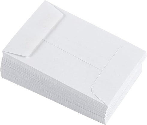LUXPaper #4 Coin Envelopes | 3'' x 4 1/2'' | Bright White | 250 Qty