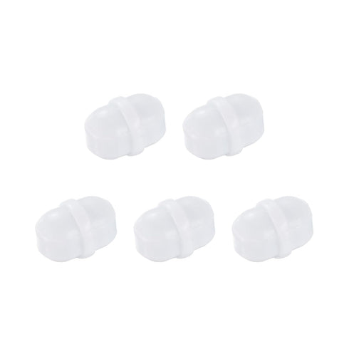 MECCANIXITY Magnetic Stirrer Mixer Stir Bar Rod, 10mm(0.39") x6mm with Ring Shape PTFE Coating, 5Pcs for Laboratory