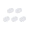 MECCANIXITY Magnetic Stirrer Mixer Stir Bar Rod, 10mm(0.39") x6mm with Ring Shape PTFE Coating, 5Pcs for Laboratory