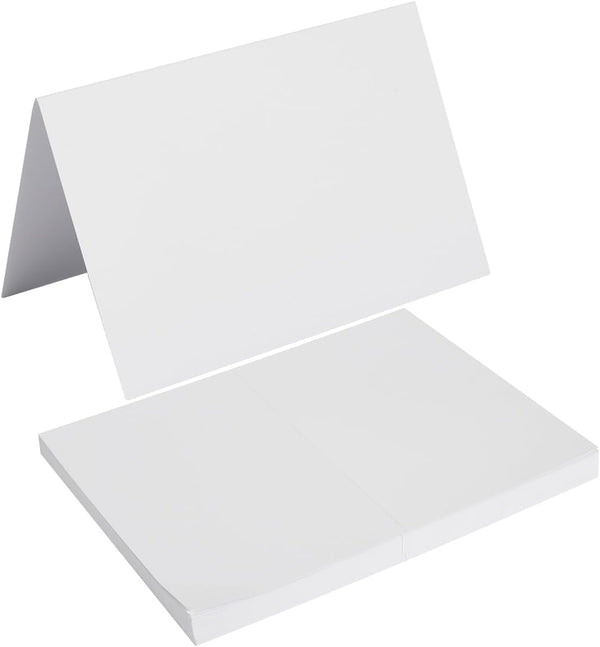 Toperd 50 Pack Blank Cards Folded Cardstock Thank You Blank Greeting Cards for